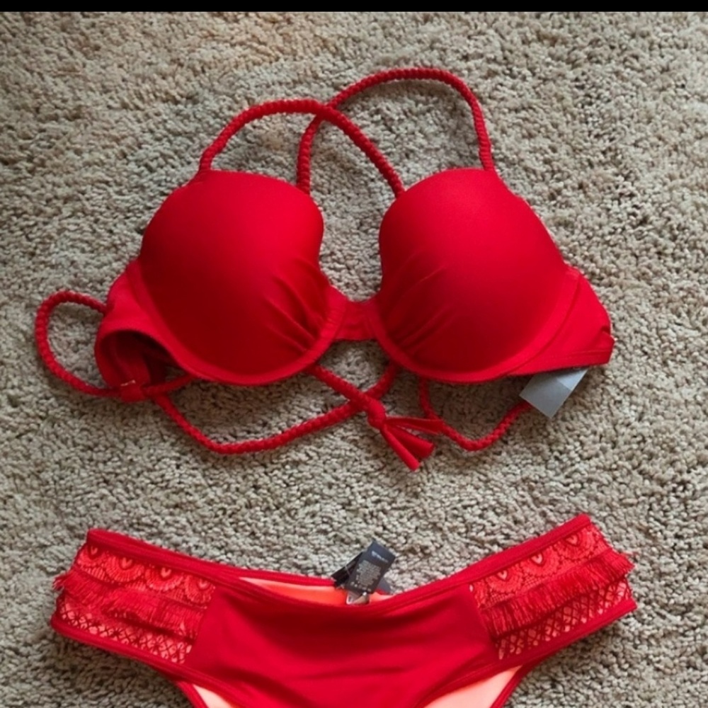 Brand new Red bikini top